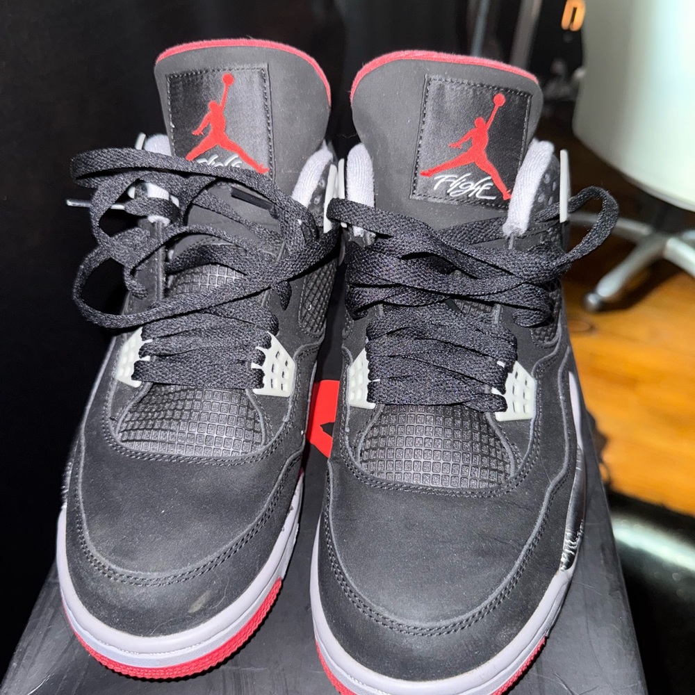 Air Jordan 4- Black and Red
